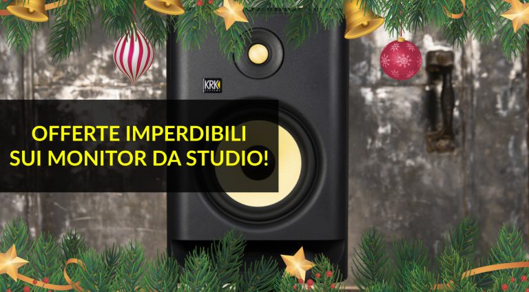 Natale è alle porte, offerte imperdibili su Monitor da Studio KRK e Swissonic!