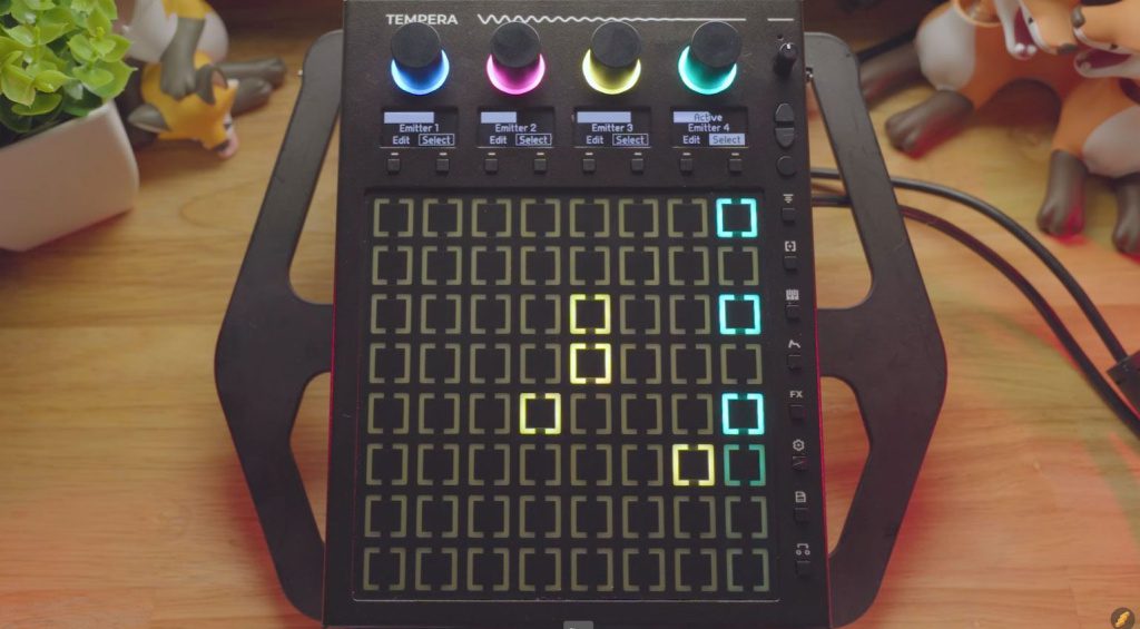 tempera - beatmaking senza mouse con campionatori granulari