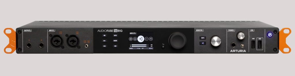 La parte anteriore dell'interfaccia audio USB