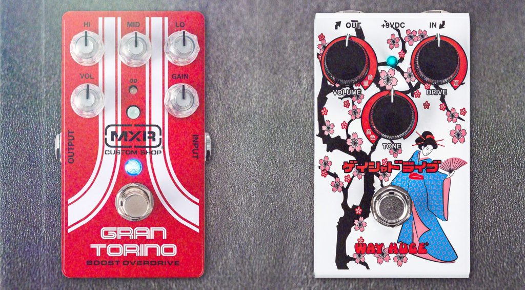 MXR Gran Torino Boost Overdrive e Way Huge Geisha Drive