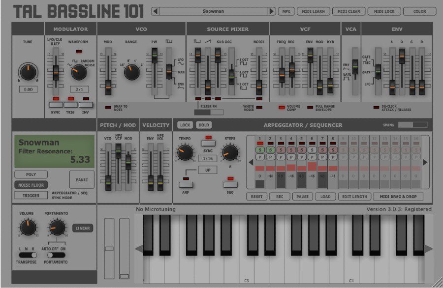 TAL-BassLine-101
