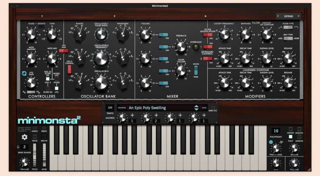 Minimonsta 2 Compact marrone scuro