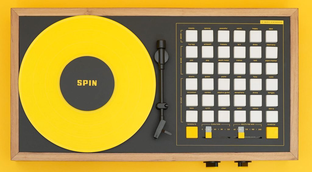 SPIN combina AI, controller e giradischi