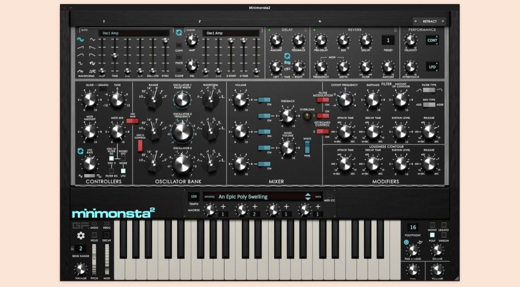 Minimonsta 2 Esteso Nero