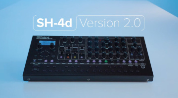 L'aggiornamento v2.0 del Roland SH-4d aggiunge 2 nuovi oscillatori, pattern chain ed effetti