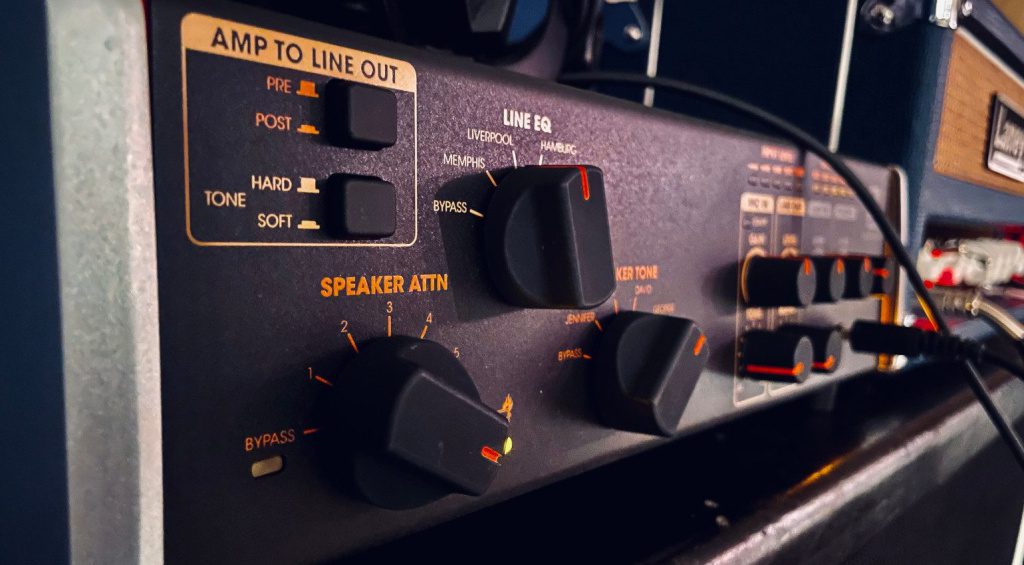 Il pannello frontale del Soaker: facile da usare