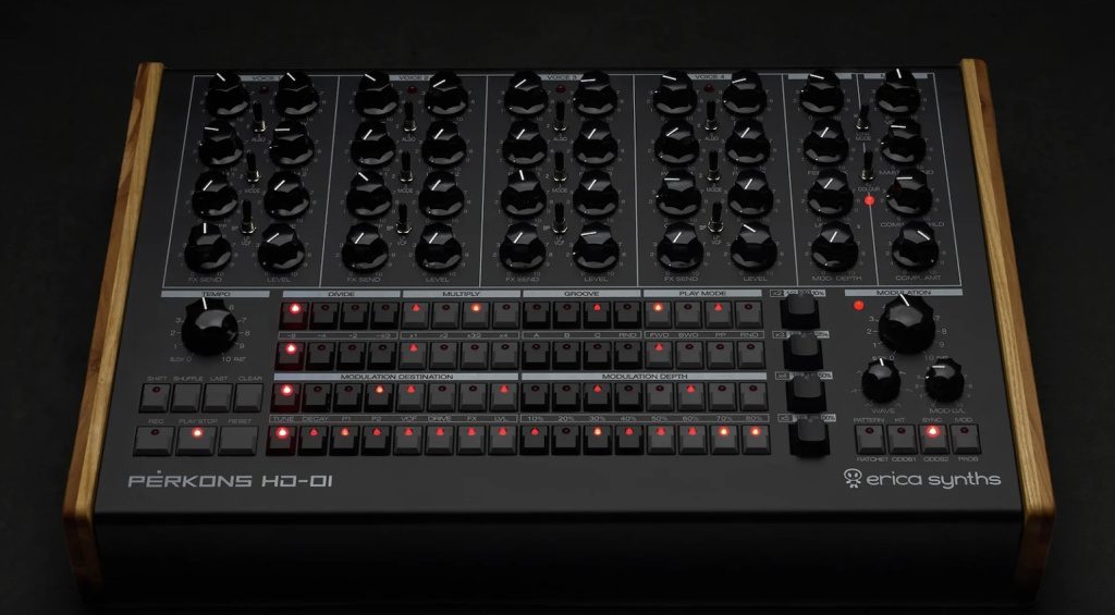 Erica Synths PERKONS HD-01 - ora disponibile in nero!