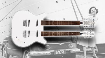 Danelectro White Pearl Doubleneck - Una doppio manico economica?