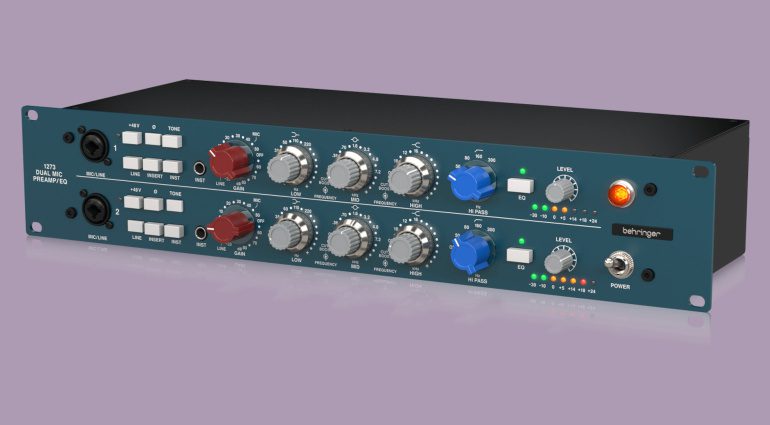 Behringer 1273: preamp a 2 canali in stile Neve 1073