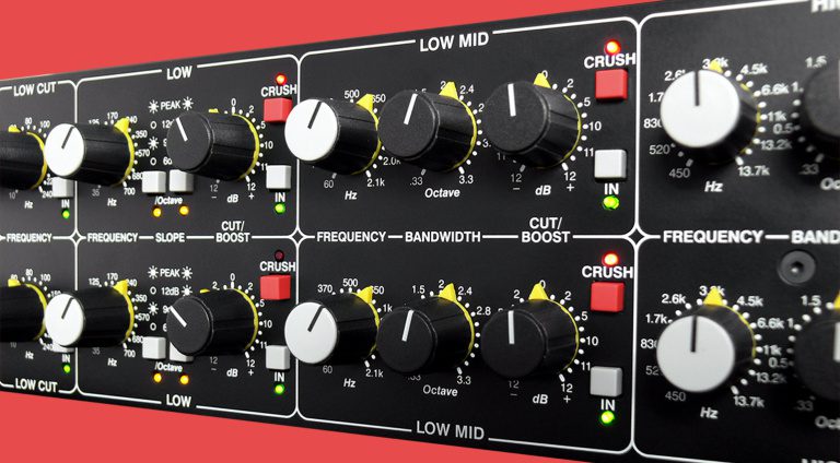 Drawmer 1971: EQ a 4 bande con due canali e CRUSH