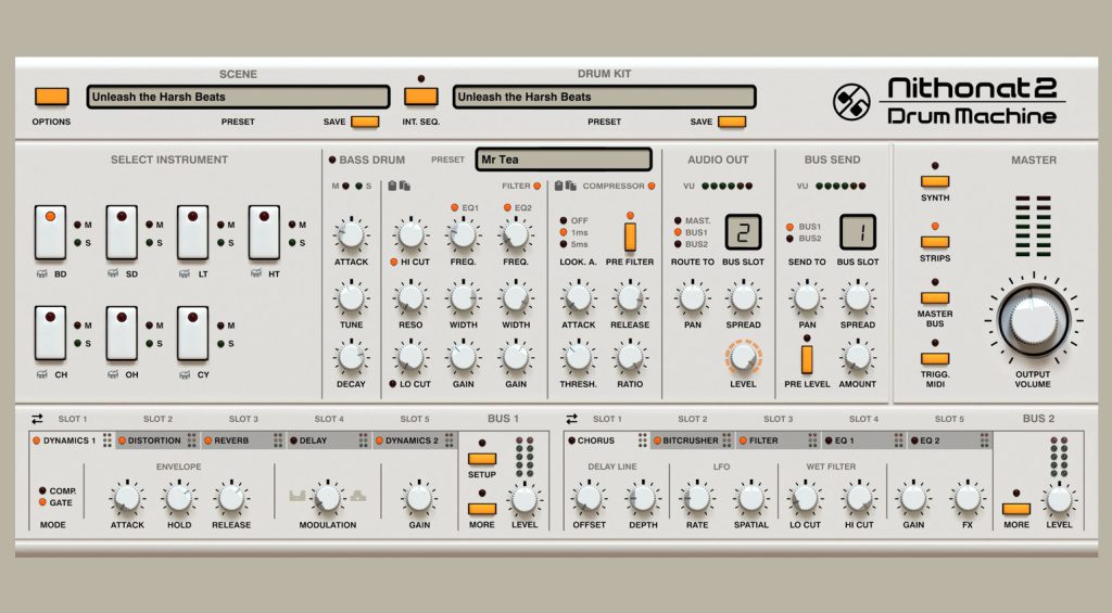 L'interfaccia di Nithonat 2 può essere personalizzata