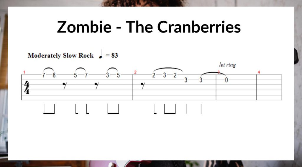 Assoli di chitarra per principianti - Zombie