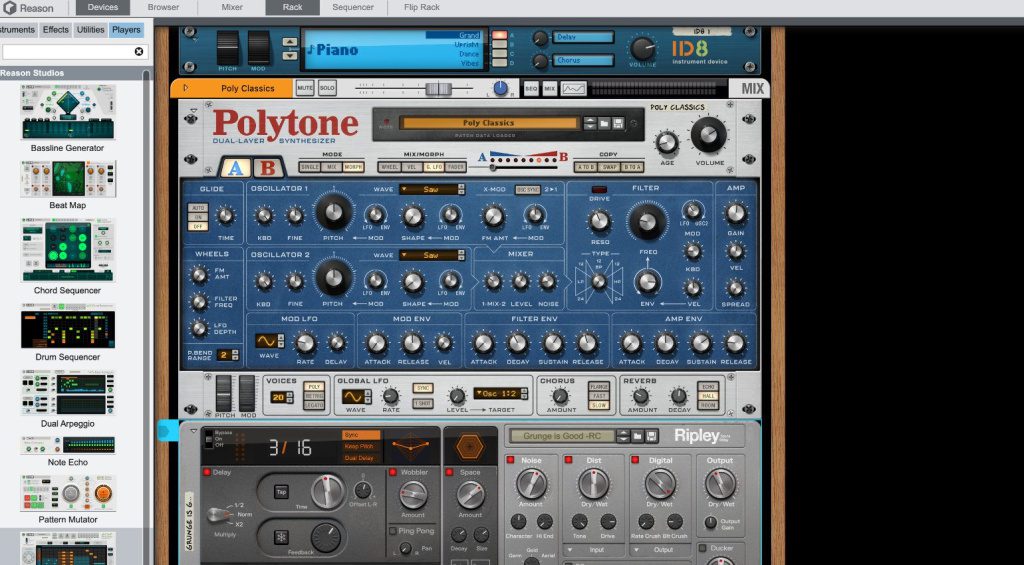 Polytone e Ripley in Reason 13