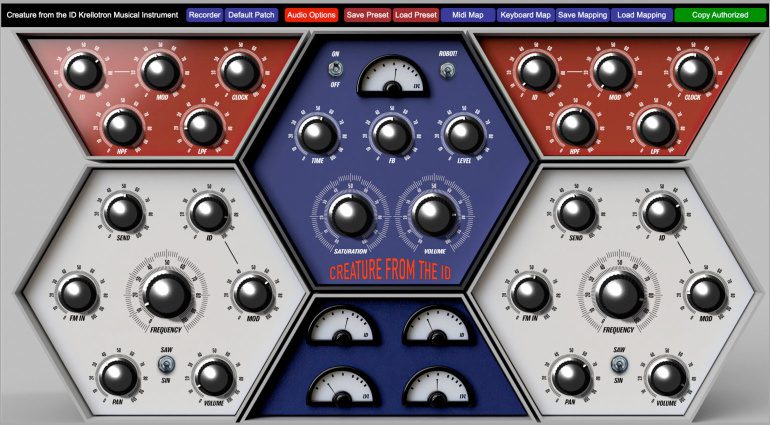 Creature from the ID: sintetizzatore sci-fi di Giorgio Sancristoforo