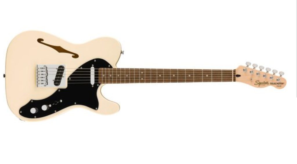 Fender Squier Affinity 2024 Thinline Olympic White
