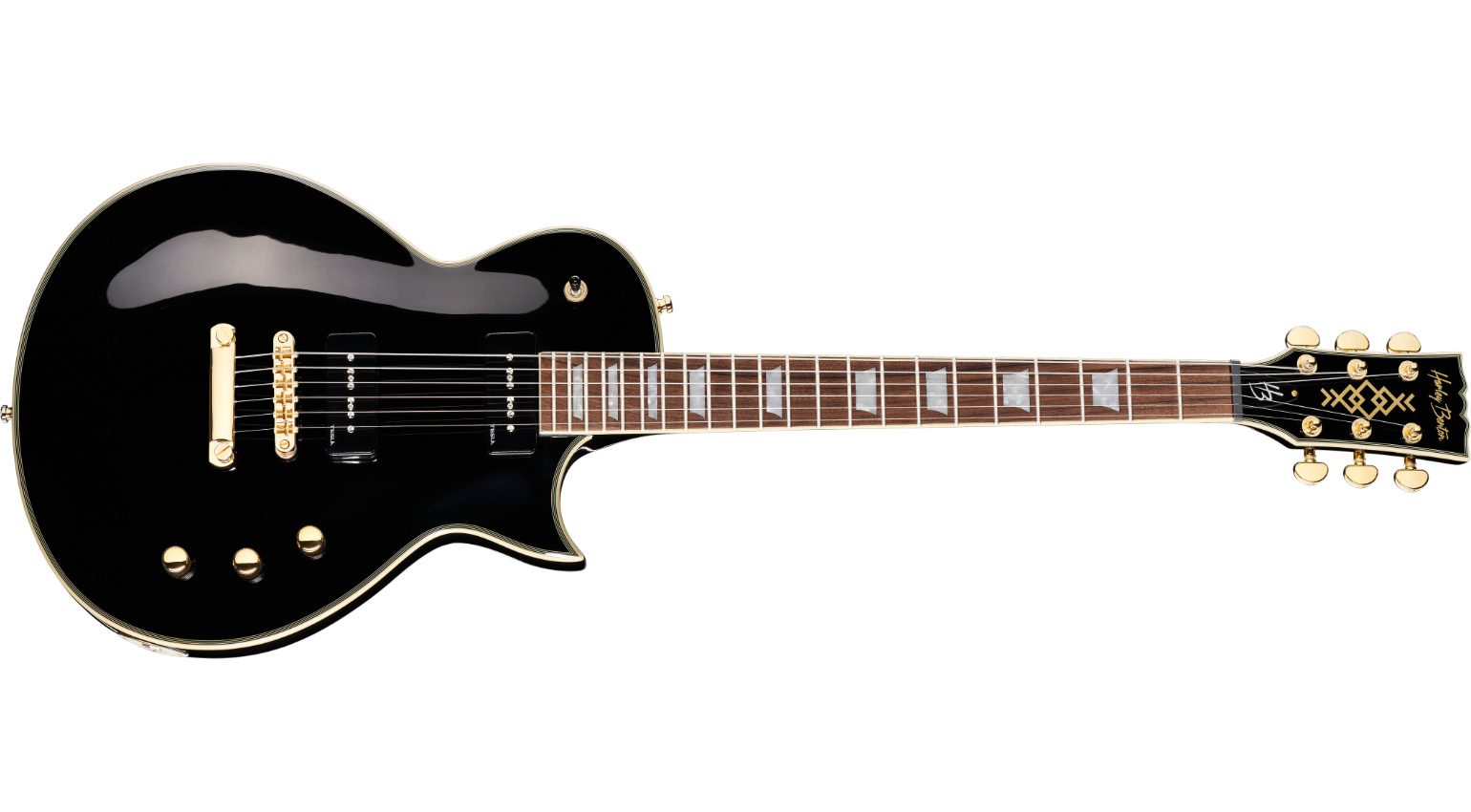 Harley Benton SC-Custom III P90 Black