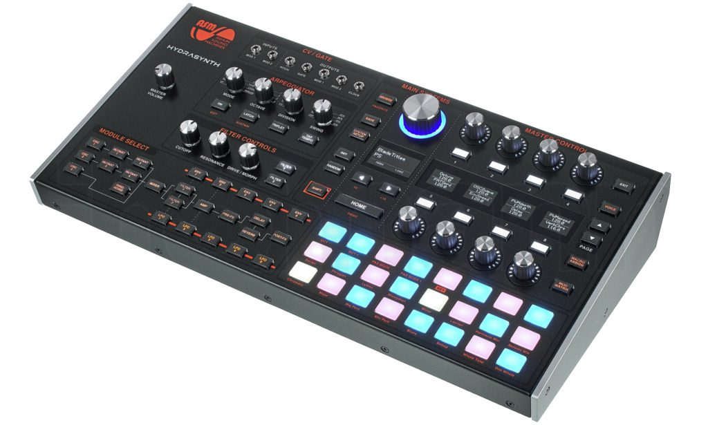 La versione desktop dell'ASM (Ashun Sound Machines) Hydrasynth