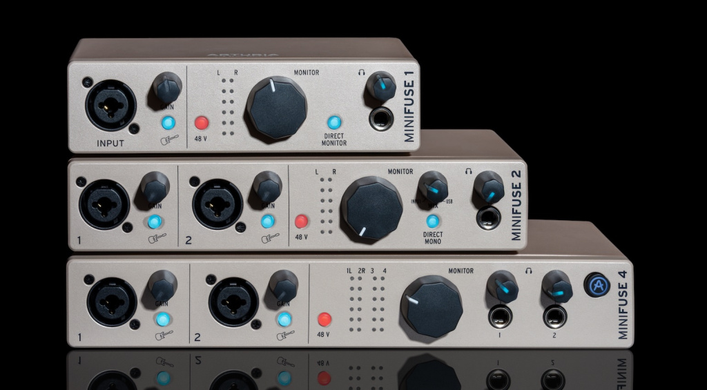 Arturia MiniFuse Champagne Series