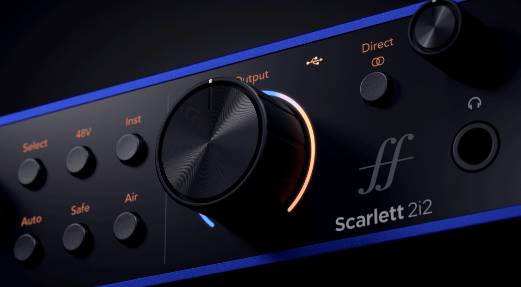 Focusrite Scarlett 2i2 Anniversary Edition: in blu ISA