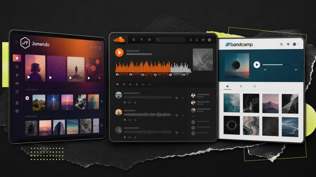 Jamendo SoundCloud e Bandcamp alternative a Spotify