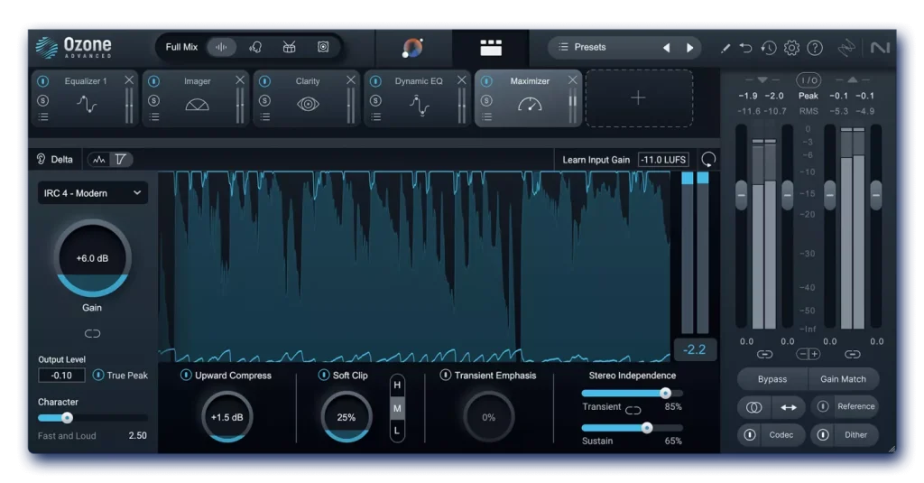 Il modulo di compressione di Ozone 11