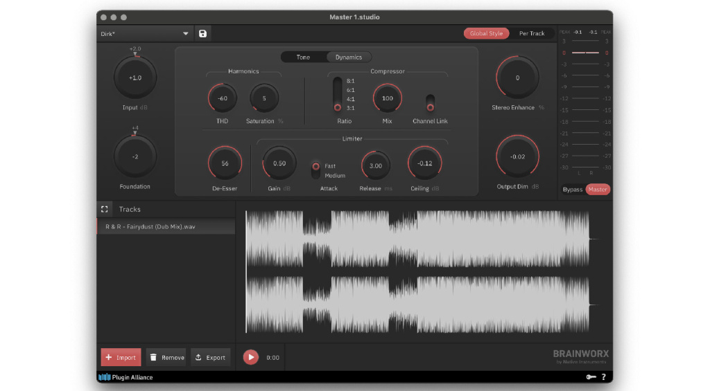 Brainworx bx_mastering studio