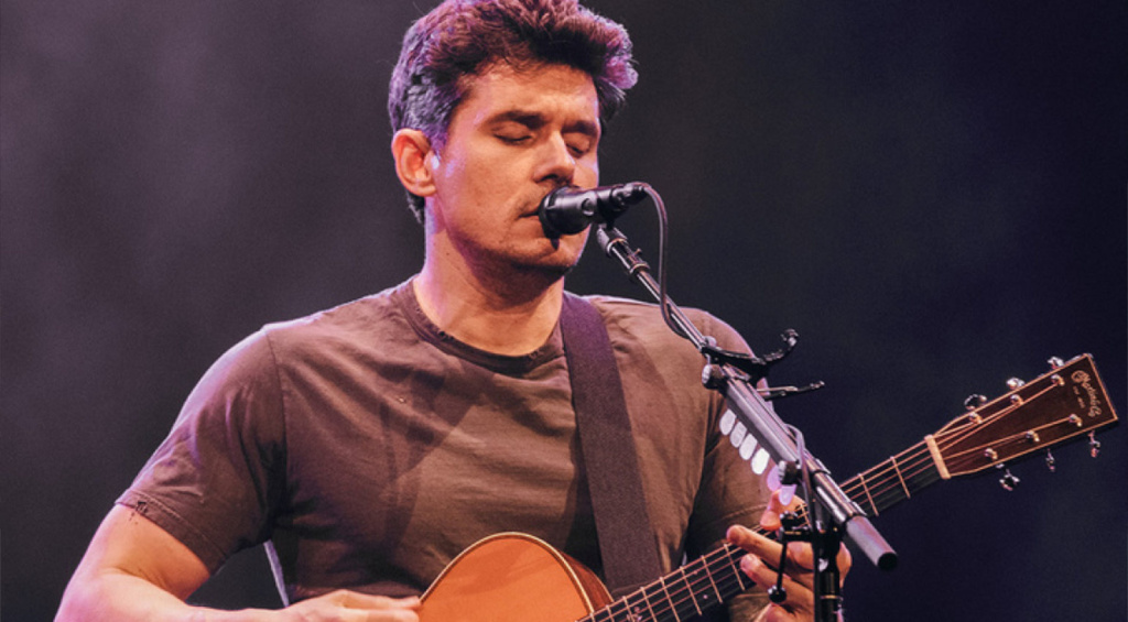 John Mayer e la sua chitarra acustica