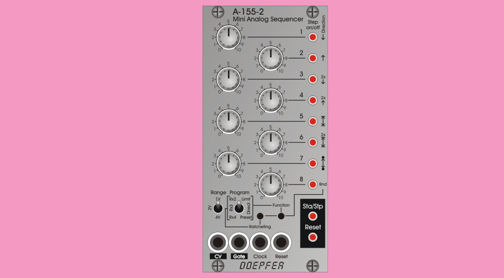 Doepfer A-155-2 Miniature Racheting Analog Sequencer