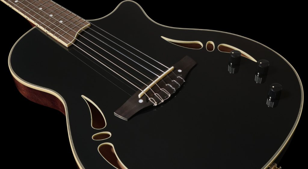 Ora anche in nero - Harley Benton Nashville Nylon BK