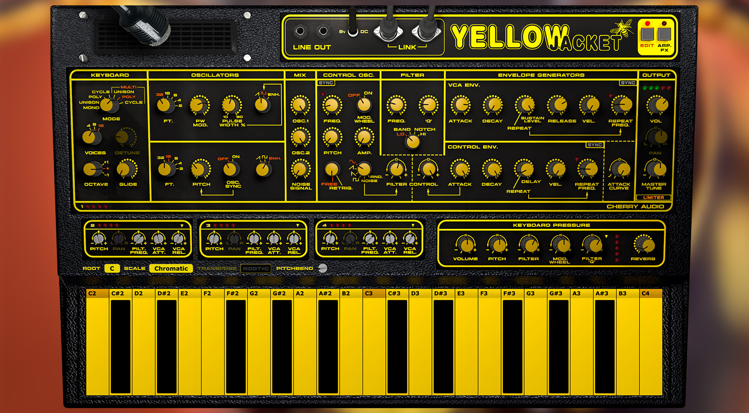 Cherry Audio Yellowjacket