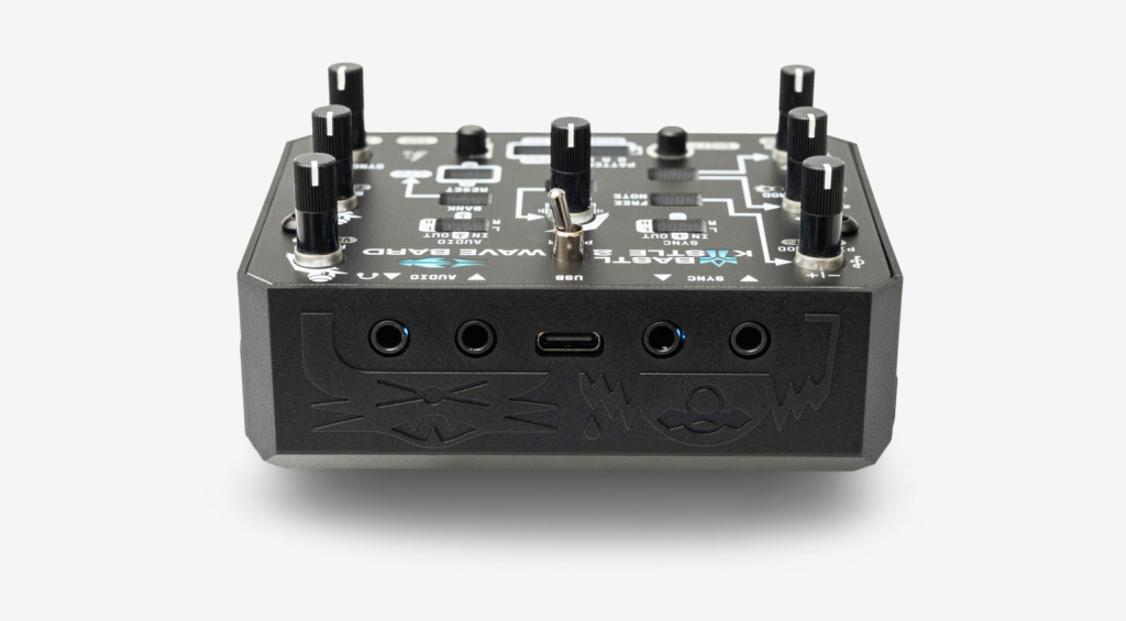 Grazie a un ingresso audio, è possibile inviare segnali esterni attraverso il filtro e gli effetti