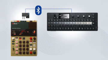 Il Teenage Engineering EP-133 K.O. II diventa wireless! Il CME WIDI K.O. II consente di collegare il sampler tramite Bluetooth a DAW e synth.