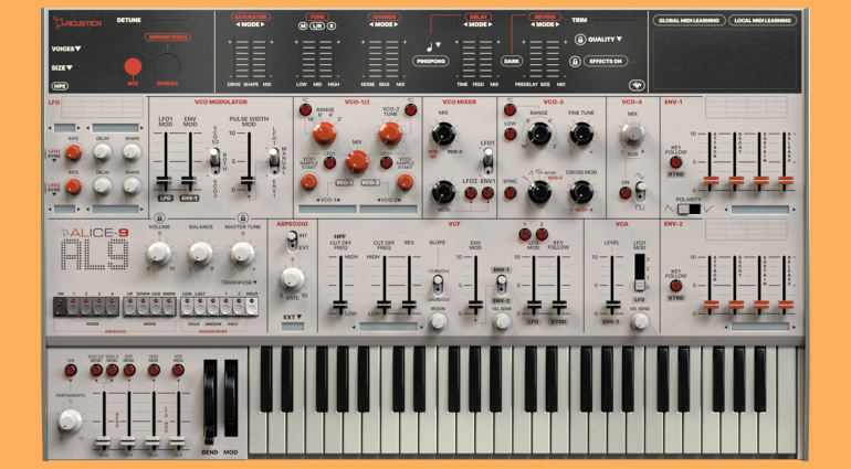 Acustica Audio Alice-9: sintesi di campioni di altissimo livello