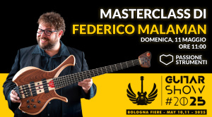 Masterclass di Federico Malaman al Guitar Show 2025 - Ospite di Passione Strumenti