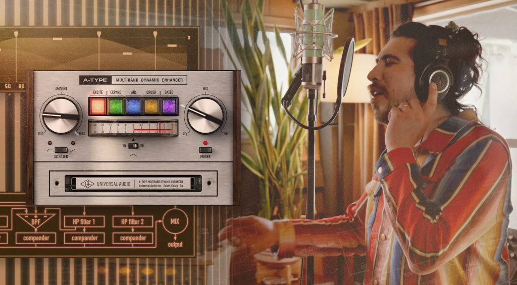 Universal Audio A-Type Multiband Dynamic Enhancer: classica compressione Dolby