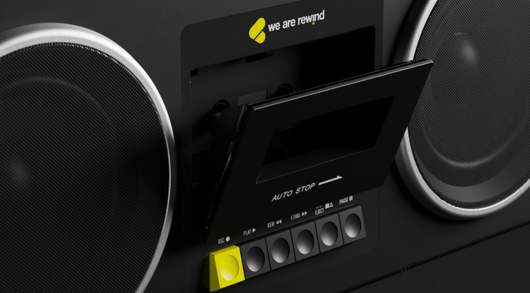 We Are Rewind GB-001 è un Boombox Bluetooth in stile retrò