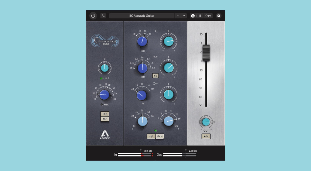 Apogee Clearmountain’s 8068: la storica channel strip Neve nella tua DAW