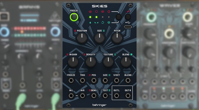 Behringer Skies: processore granulare real-time!