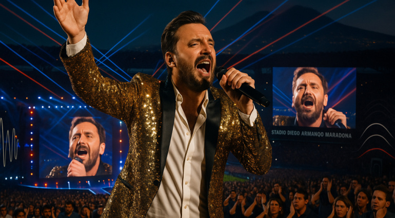 Cesare Cremonini a Napoli: splendore scenico e delusione acustica al Maradona