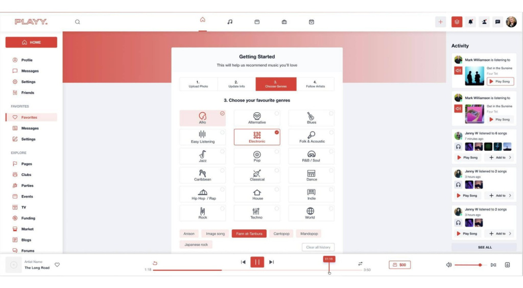 PLAYY: la piattaforma per i musicist