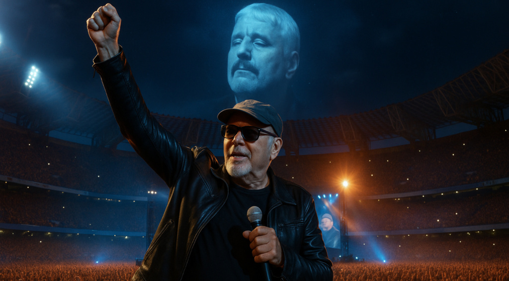 Vasco canta Pino e Napoli si scioglie