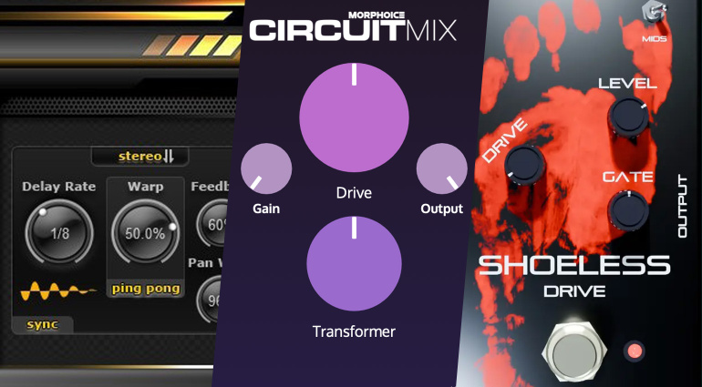 multiDelay, CircuitMix, Shoeless Drive 2.0: Plugin Gratuiti della Settimana