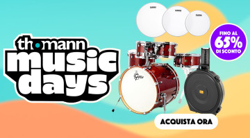 Kit, pelli, percussioni e accessori: le offerte Thomann Music Days più pazze dell’estate