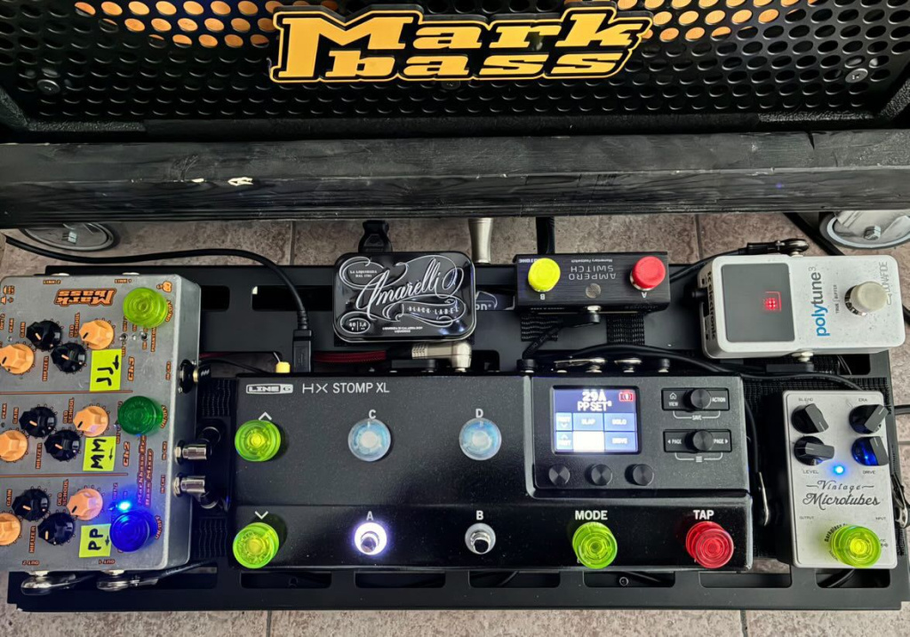 Setup ibrido attuale di Luca Angelici