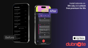 Vochlea Dubnote è come Memo Vocali, ma pensato per i musicisti! Gratis per 24 ore!