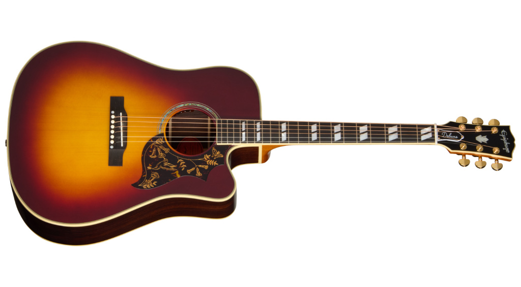 Epiphone Hummingbird EC Autumn Burst