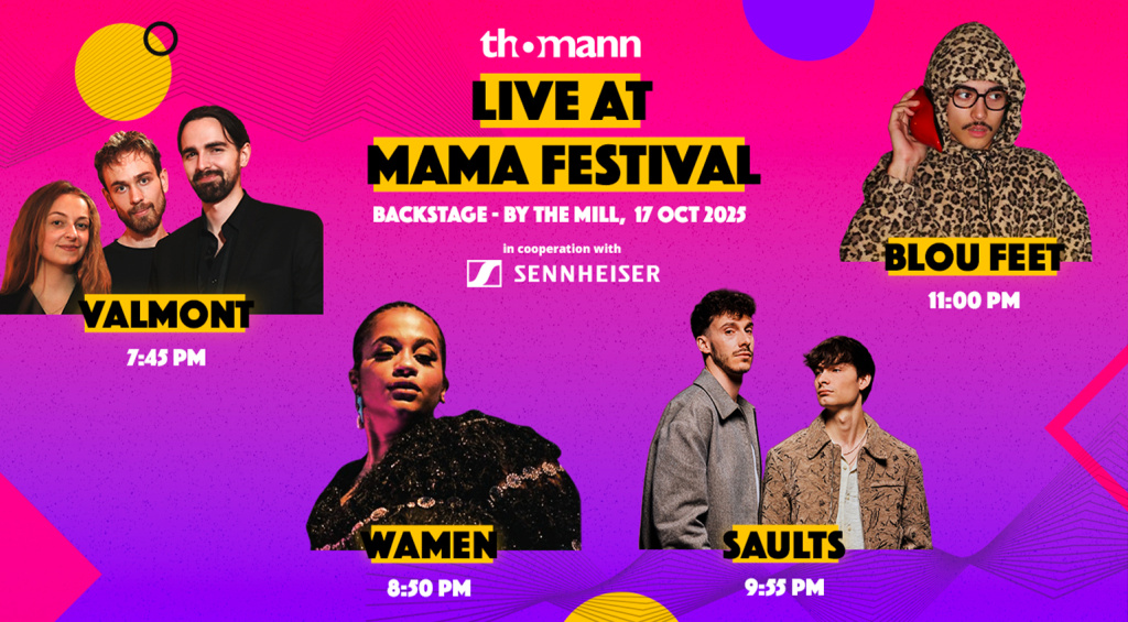 MaMa Festival 2025: Valmont sul palco con Thomann e Sennheiser