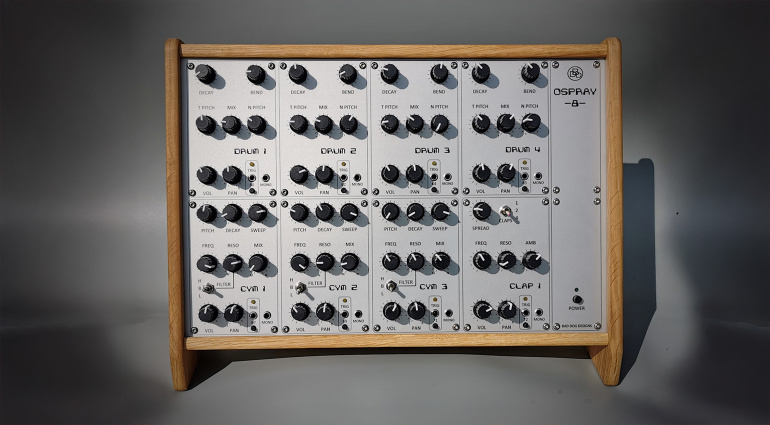 Bad Dog Designs OSPRAY-8 – Drum Synth Analogico Vintage