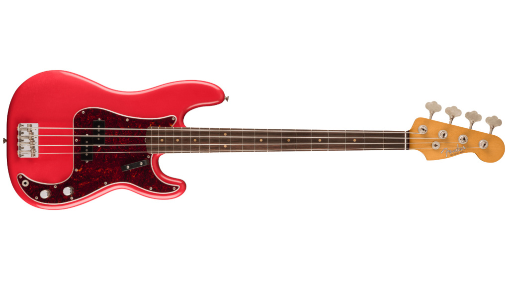 Fender Vintera II Road Worn 60s P-Bass Fiesta Red