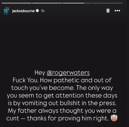 La replica del figlio Jack